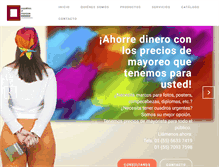 Tablet Screenshot of cuadrosymarcosmexico.com
